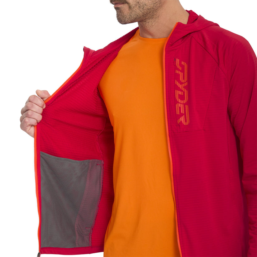 Sweat à capuche Gridweb - Spyder Red