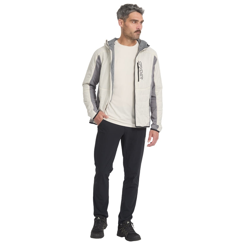 Glissade Hybrid Hooded Jacket - Light Grey