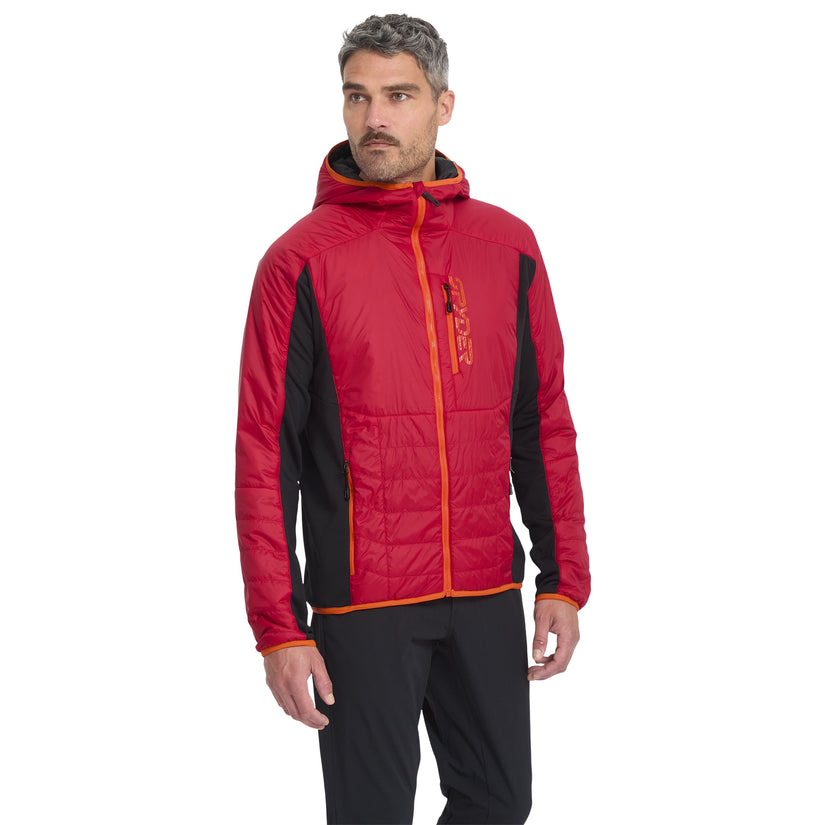 Veste à capuche Glissade Hybrid - Spyder Red