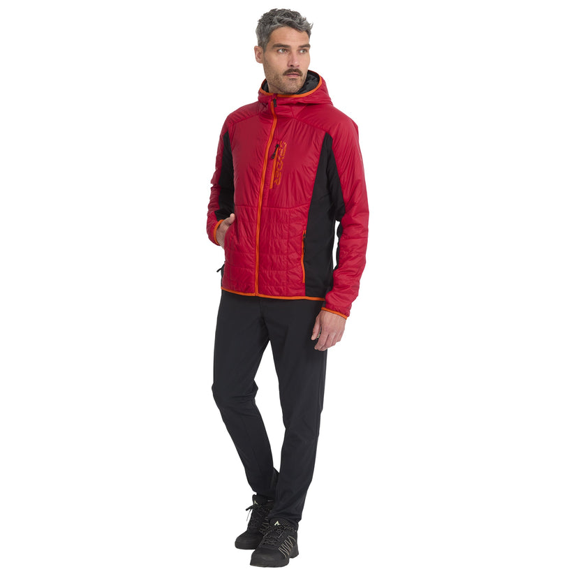 Veste à capuche Glissade Hybrid - Spyder Red