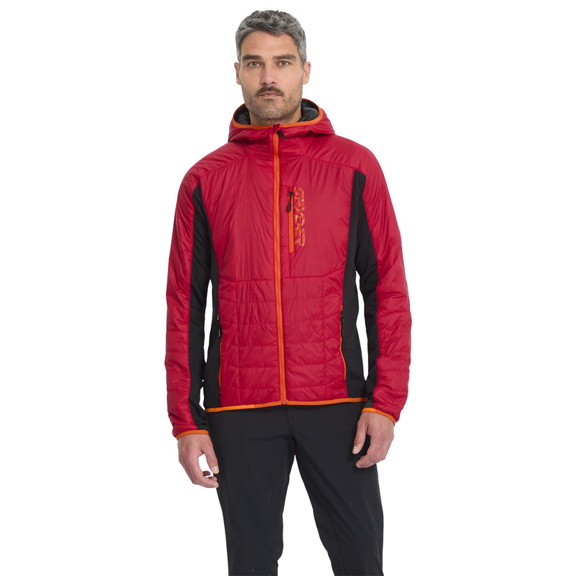 Veste à capuche Glissade Hybrid - Spyder Red
