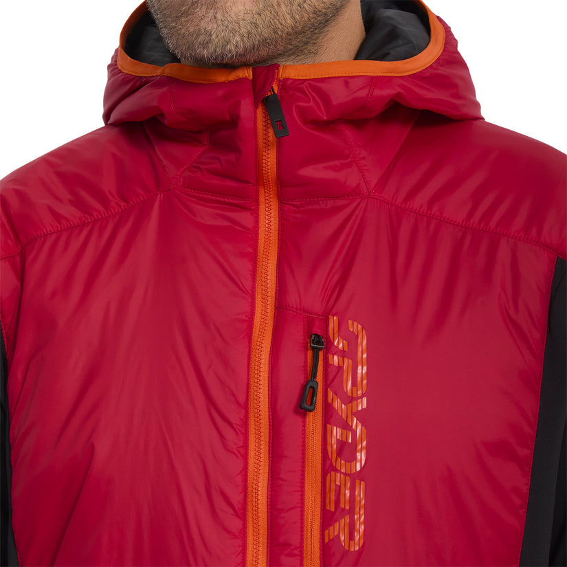 Veste à capuche Glissade Hybrid - Spyder Red
