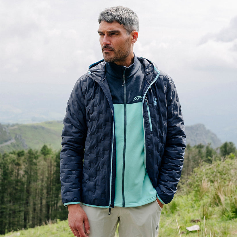 Veste à capuche Glissade Hybrid - True Navy