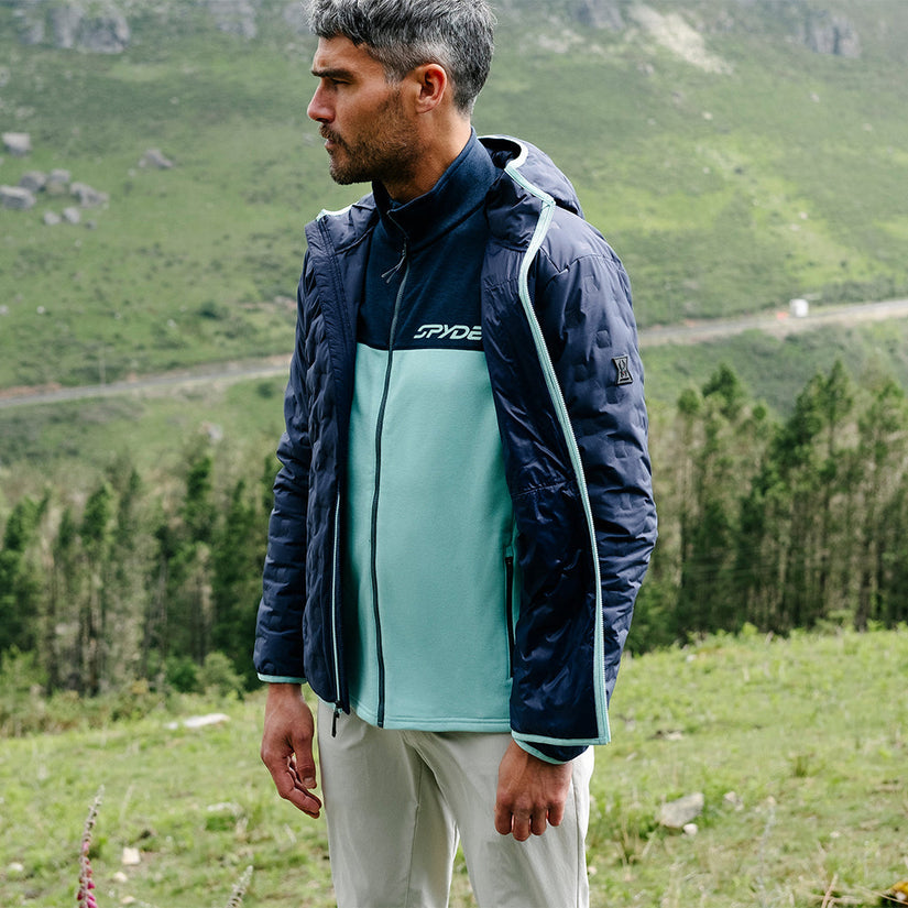 Veste à capuche Glissade Hybrid - True Navy