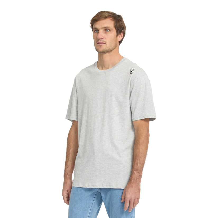 Bug Logo Short Sleeve Tee - Heather Grey