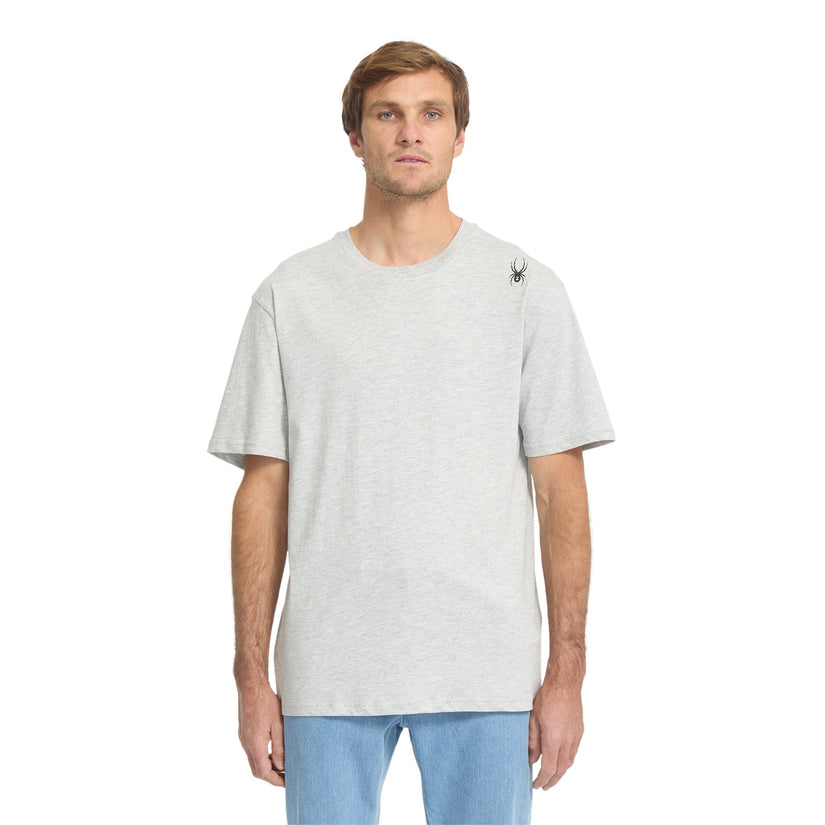 Bug Logo Short Sleeve Tee - Heather Grey