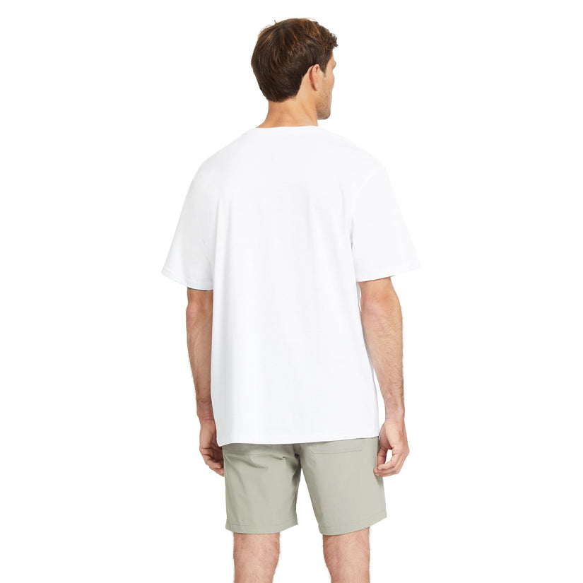 Wordmark Short Sleeve Tee - White
