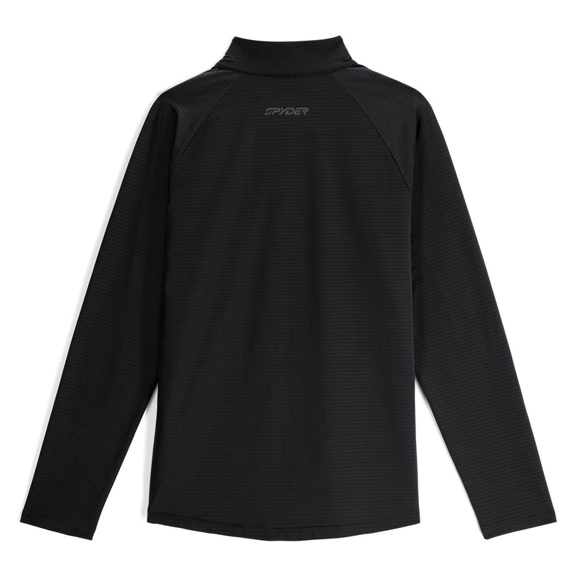 Gridweb Fleece Half Zip - Black
