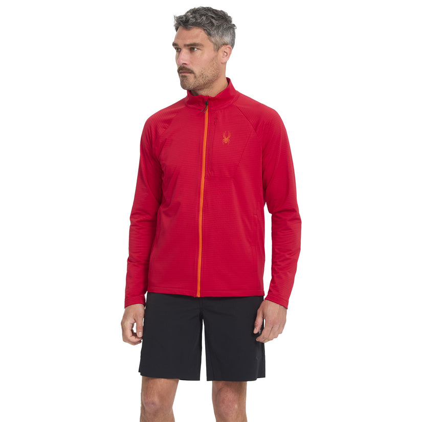 Veste zippée Gridweb - Spyder Red