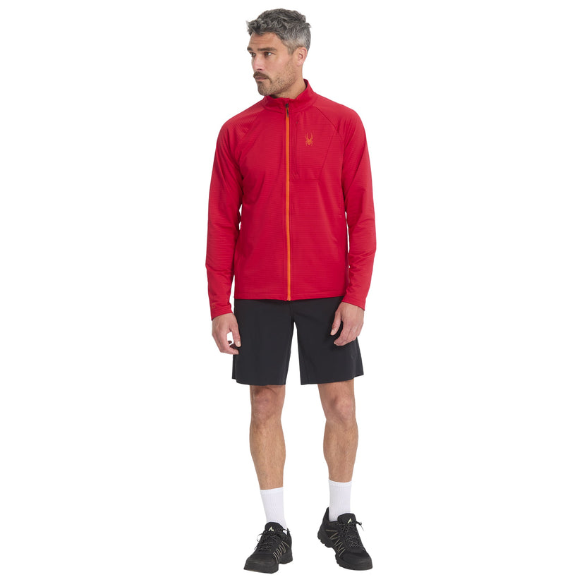 Veste zippée Gridweb - Spyder Red