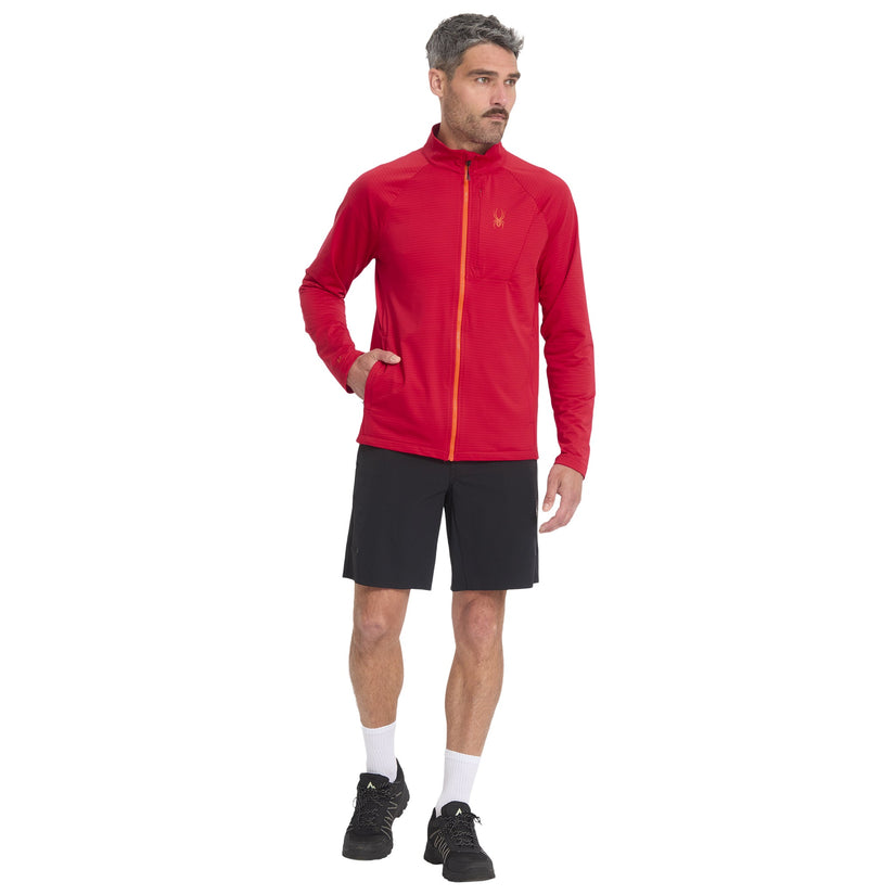 Veste zippée Gridweb - Spyder Red
