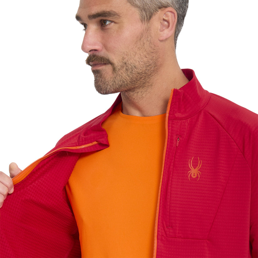 Veste zippée Gridweb - Spyder Red