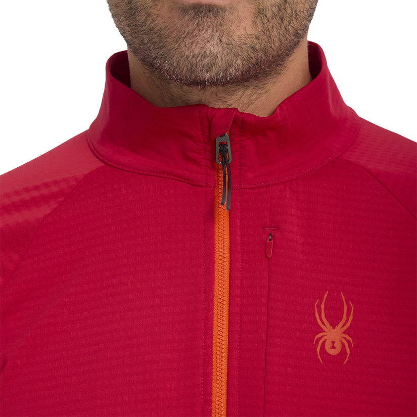 Veste zippée Gridweb - Spyder Red