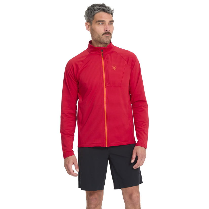 Veste zippée Gridweb - Spyder Red
