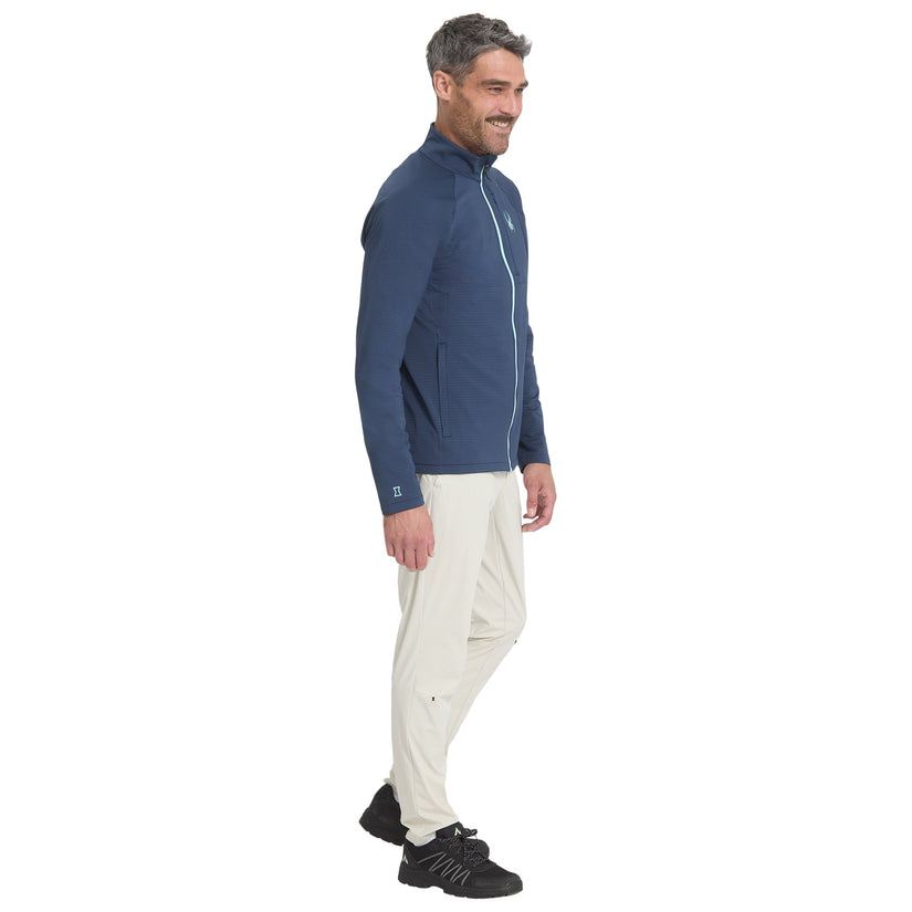 Veste zippée Gridweb - True Navy