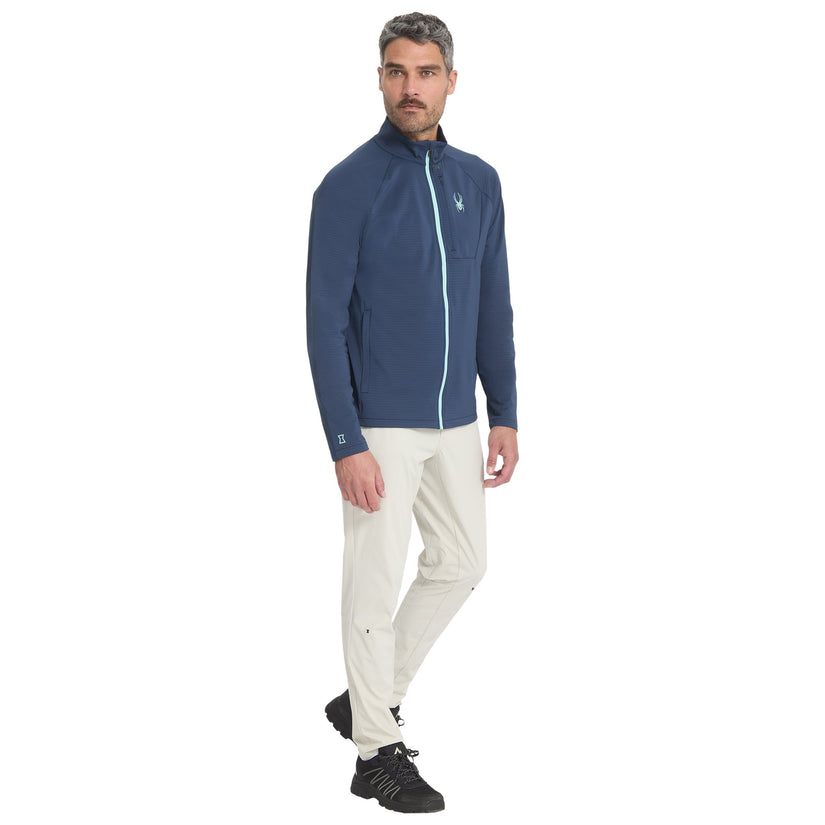 Veste zippée Gridweb - True Navy