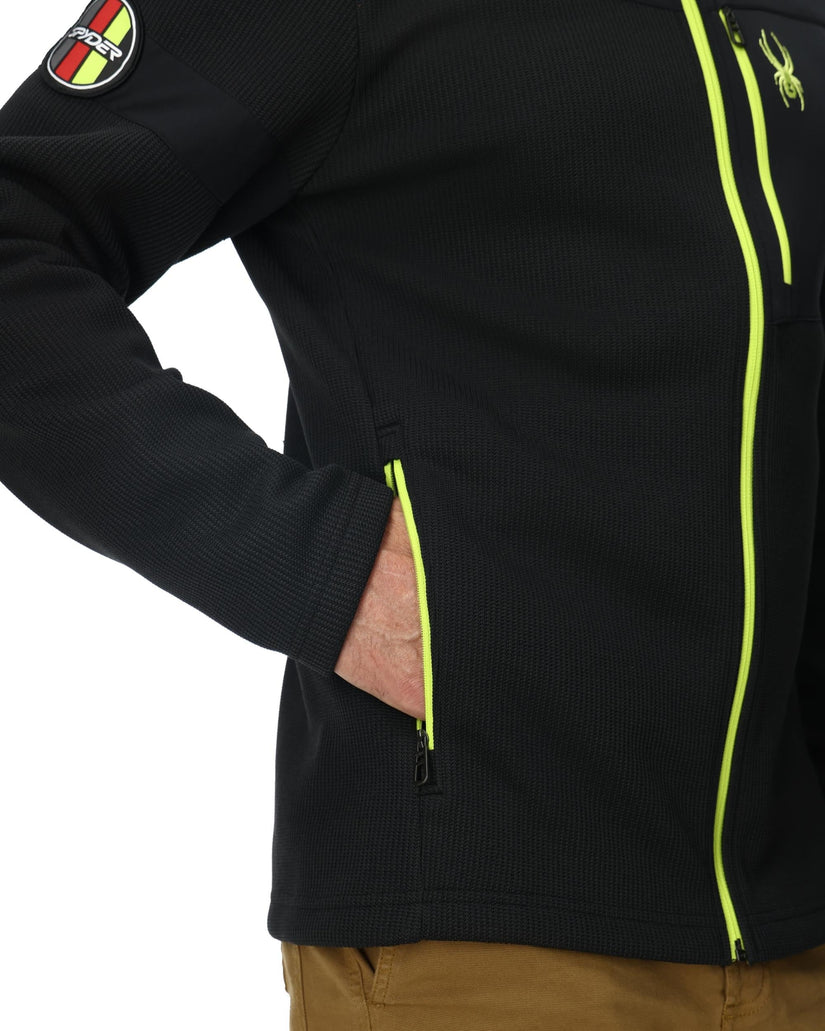 Wengen Bandit Full Zip - Black Escape