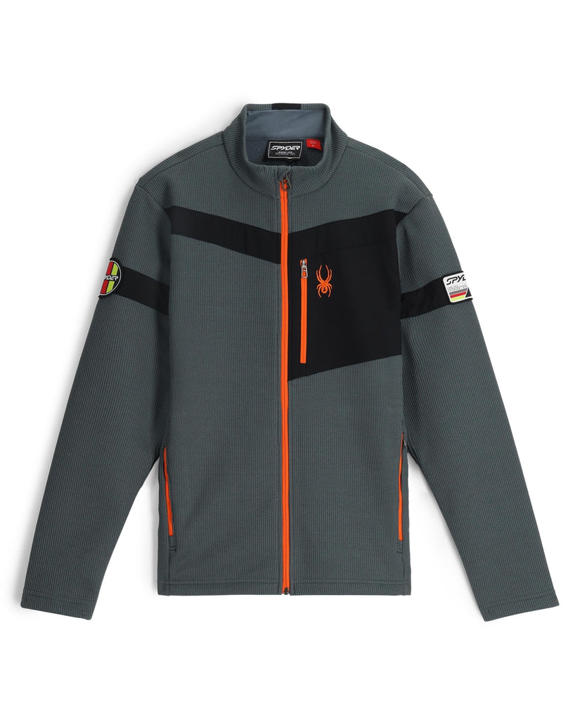 Wengen Bandit Full Zip - Slate Blue
