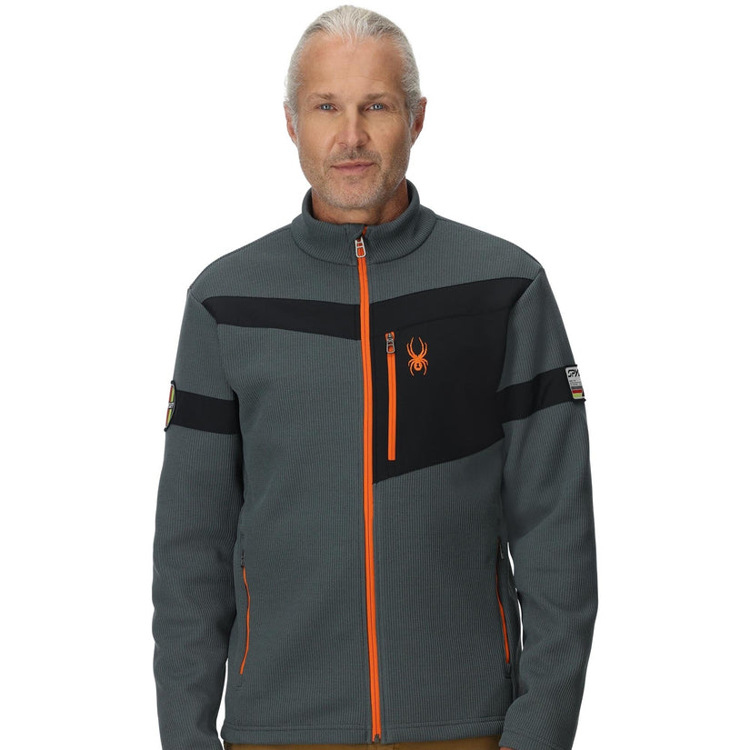 Wengen Bandit Full Zip - Slate Blue