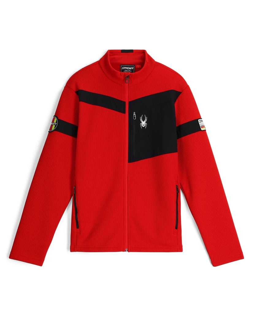Wengen Bandit Full Zip - Spyder Red