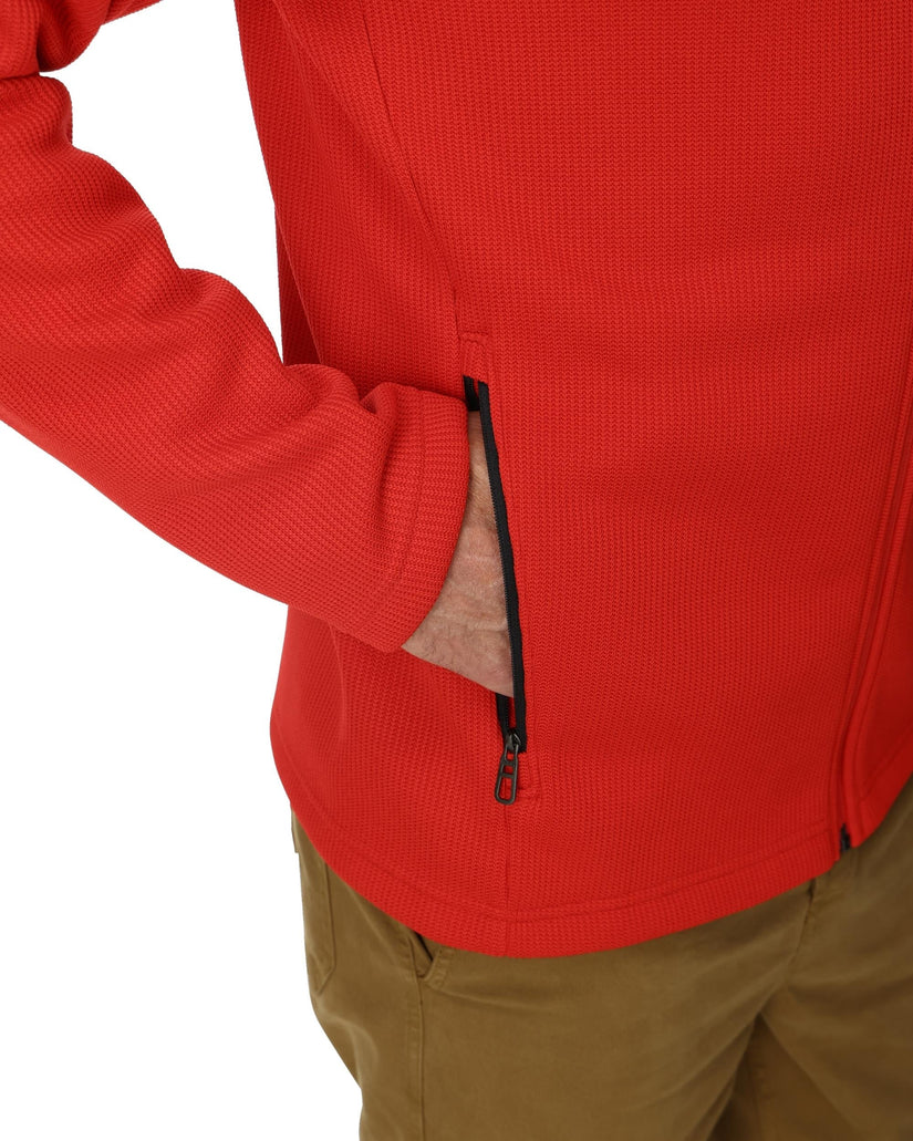 Wengen Bandit Full Zip - Spyder Red