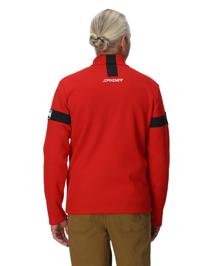 Wengen Bandit Full Zip - Spyder Red