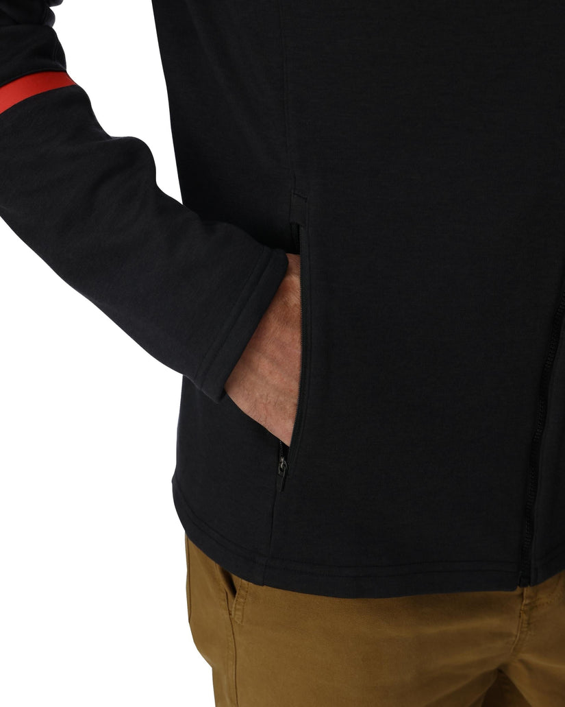 Veste zippée en polaire Speed Fleece - Black-Escape
