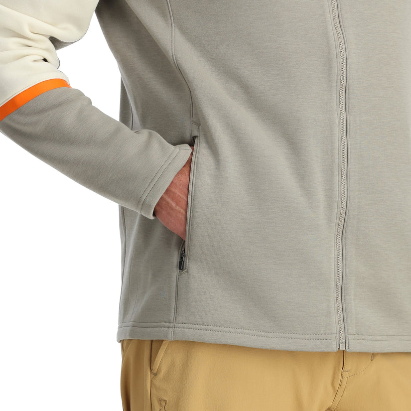 Speed Fleece Full Zip - Concrete