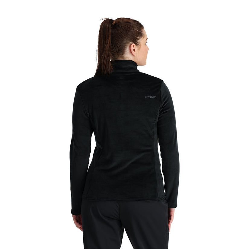 Shimmer Bug Half Zip - Black