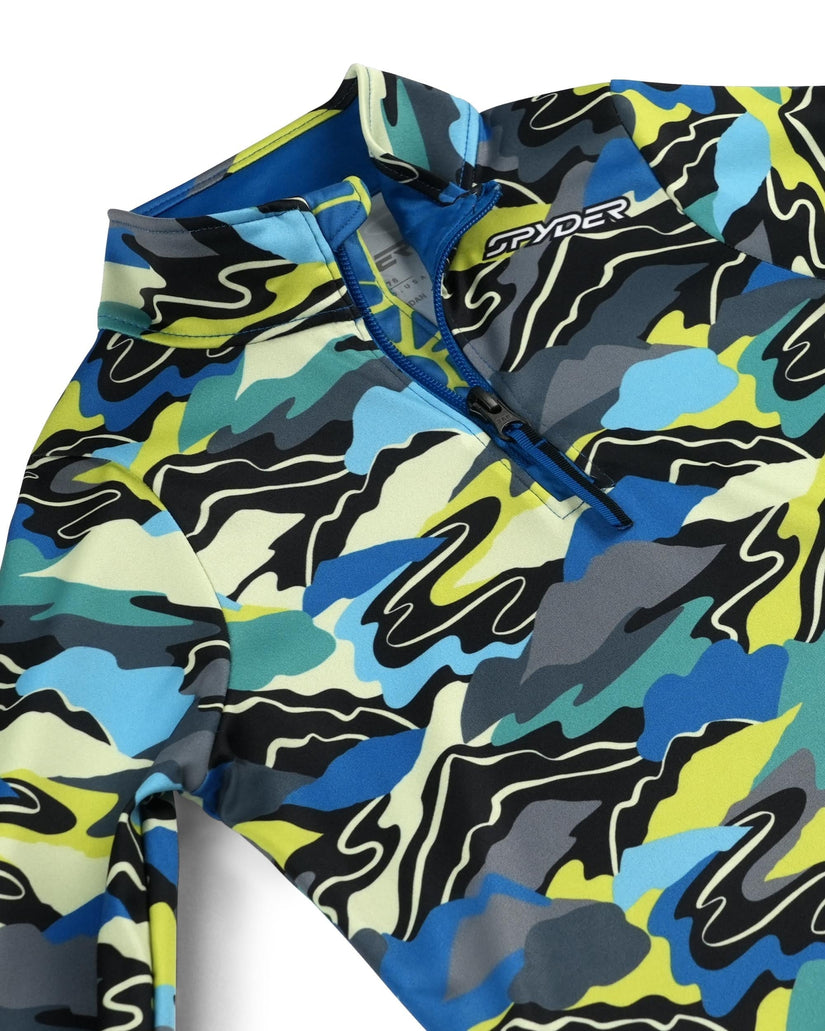 International Half Zip - Cobalt Mountain Clouds
