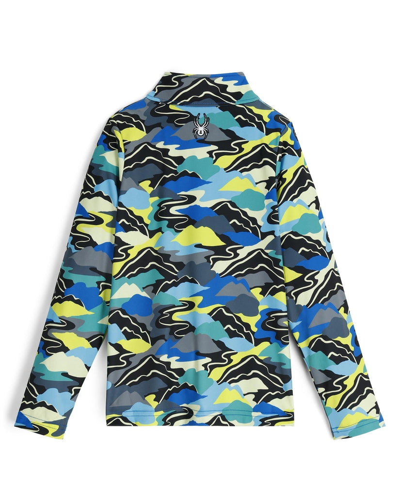 International Half Zip - Cobalt Mountain Clouds