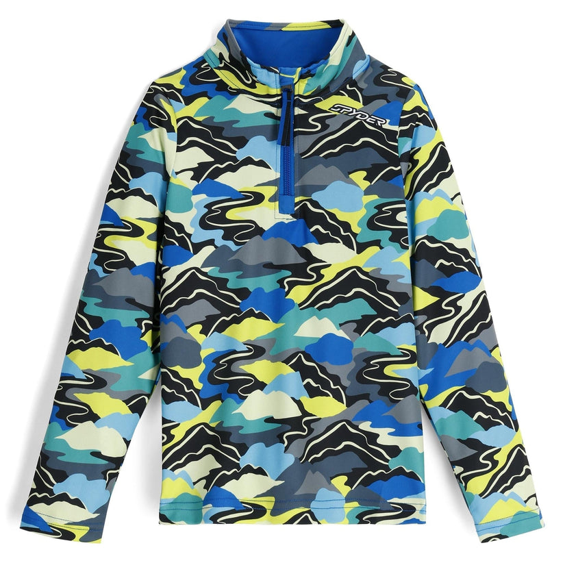 International Half Zip - Cobalt Mountain Clouds
