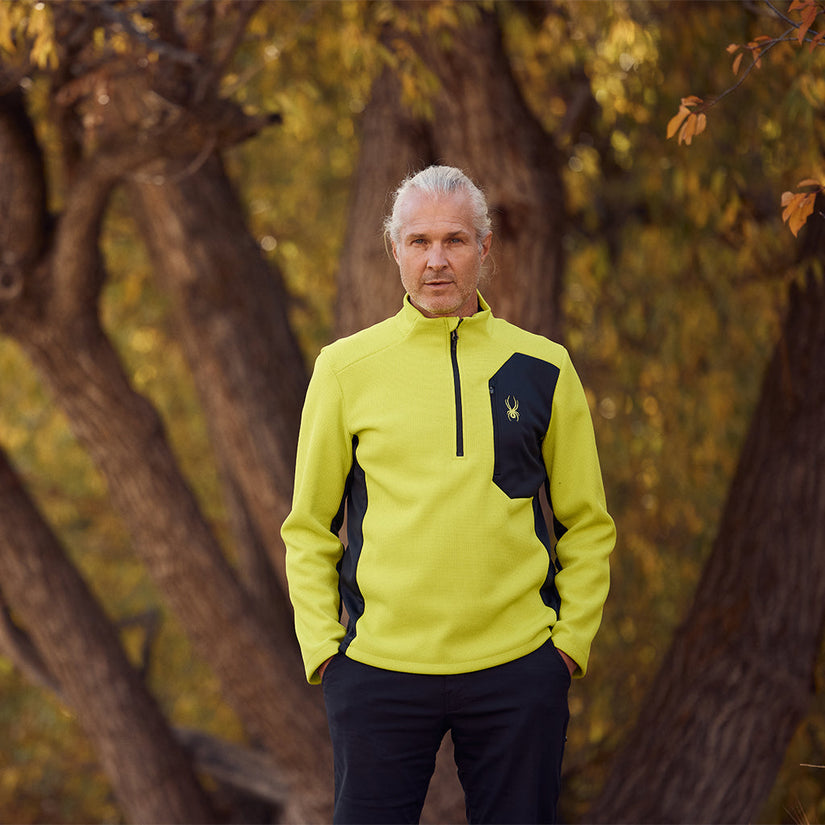 Bandit Half Zip - Lime