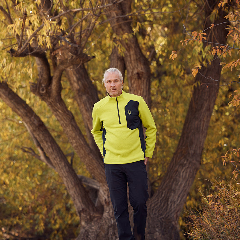Bandit Half Zip - Lime